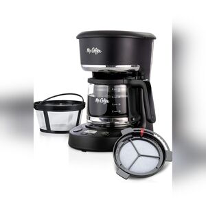 NEW IN BOX Mr. Coffee Programmable Coffee Maker 5 Cups With Reusable Filter